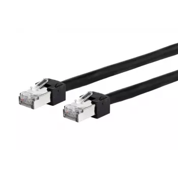 Tīkla kabelis METZ CONNECT 13084F0500-E 0,5m Cat5e S/UTP Melns