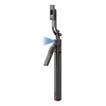 Statīvs 4smarts 541772 viedtālrunim un digitālajai kamerai, 3 kājas, max augstums 176 cm, svars 560 g, melns
