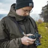 C-ROPE Traveler Paracord fotoaparāta siksna, 125 cm, Silent Black