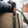 C-ROPE Traveler Paracord fotoaparāta siksna, 125 cm, Silent Black