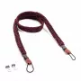 C-ROPE Traveler Paracord fotoaparāta siksna, 125 cm, Red Dots