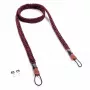Kamerassiksna Genius C-Rope Traveler digitālajai kamerai, neilons, 140 cm, melna/sarkana