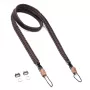 Fotokameras siksna REV C-Rope Traveler — neilona brūna, regulējama līdz 125 cm digitālajām kamerām