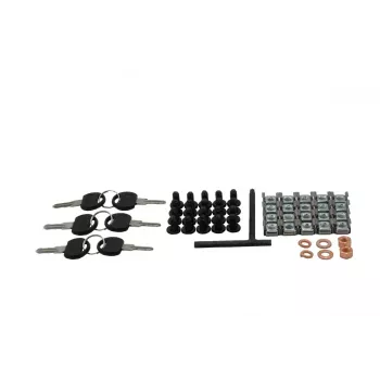 Rockstable 18U 19 collu sienas skapis melns RS19-6418S