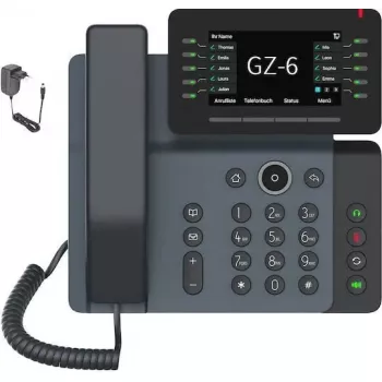 IP telefons GEQUDIO GZ-6 WLAN Bluetooth — VoIP klausule ar Wi‑Fi un Bluetooth