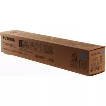 Tonera kasetne Toshiba T-FC616EC ciāna modelis 6AK00000369 saderīga ar Toshiba kopētājiem/printeriem