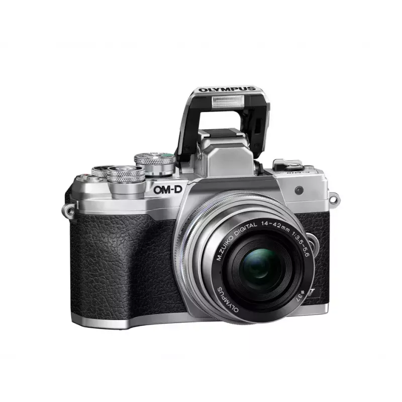 Kamera Olympus OM-D E-M10 Mark IV MILC 20.3 MP 4/3 collīšu Sudraba