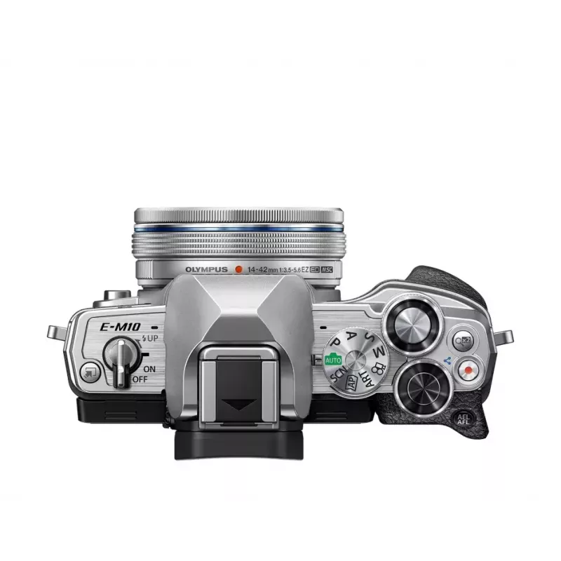 Kamera Olympus OM-D E-M10 Mark IV MILC 20.3 MP 4/3 collīšu Sudraba