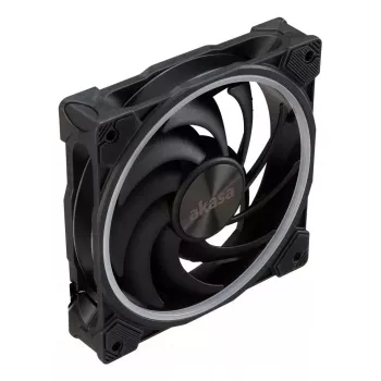 Ventilators Akasa SOHO AR14 14 cm Melns 600-1800 RPM Hidrodinamiskais gultnis