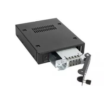 Icy Dock MB491TKL-B 2,5 inch SATA cietā diska karietes panelis ar metāla slēdzeni