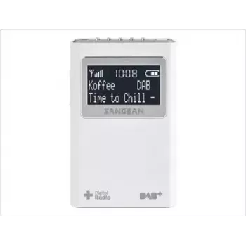 Portatīvais radio Sangean DPR-39 DAB+ FM LCD Balts