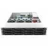 Servera barebone ASRock 2U12L2S-SIENA (2U) — AMD SoC, Socket SP6, 12×3.5 collu + 2×2.5 collu sloti, 800W barošanas bloks, DDR5 līdz 96GB