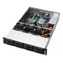 Servera barebone ASRock 2U12L2S-SIENA (2U) — AMD SoC, Socket SP6, 12×3.5 collu + 2×2.5 collu sloti, 800W barošanas bloks, DDR5 līdz 96GB