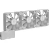 APNX FP1-120 120 mm korpusa ventilatori 3 komplektā balts