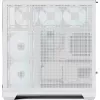 Torņa PC korpuss APNX V2-F-WT-v1, balts, trīs rūdīta stikla paneļi