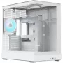 Torņa PC korpuss APNX V2-F-WT-v1, balts, trīs rūdīta stikla paneļi