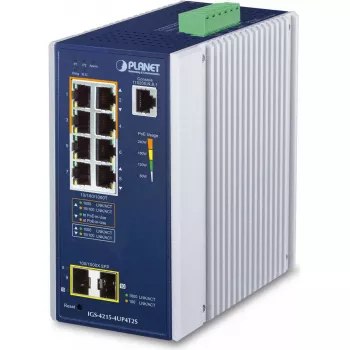 Vadāms slēdzis PLANET IGS-4215-4UP4T2S L2/L4 Gigabit Ethernet PoE 8 Porti