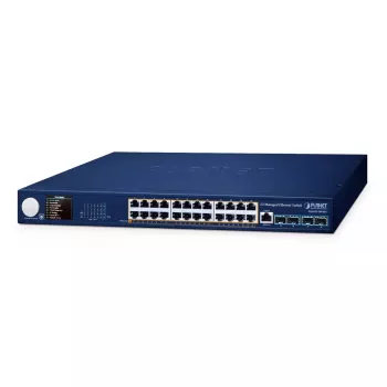 Slēdzis PLANET Layer 3 24-Port 10/100/1000T PoE