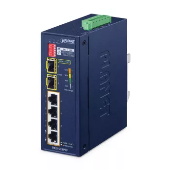 Nepārvaldāms slēdzis PLANET IFGS-624PTF 4 porti Fast Ethernet PoE