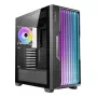 PC korpuss AZZA Guardian Glass Midi Tower — melns, ATX/Micro-ATX/ITX/EATX, atbalsta 3.5 inch×2 / 2.5 inch×4, priekšā 120/140 mm ventilatori