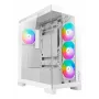 AZZA Cove 570W Midi Tower korpuss CSAZ-570W, USB Type-C, 4x ARGB ventilatori, balts