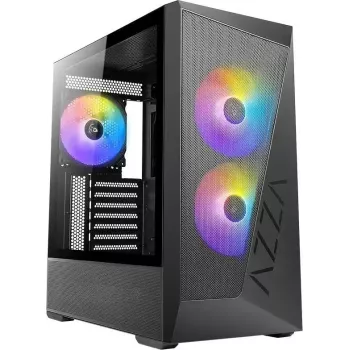 PC spēļu korpuss AZZA Reaver 225K01 Midi ATX ar USB 2.0 un USB 3.0 portiem