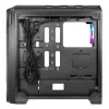 PC korpuss AZZA STORM ARGB Full Tower — Melns, ATX/Micro-ATX/EATX, 2x 3.5 inch + 6x 2.5 inch sloti, ARGB ventilatori priekšā un aizmugurē