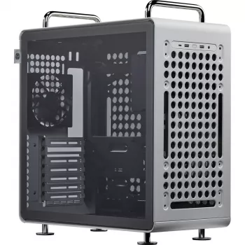 Datora korpuss Cooler Master QUBE 540 Moonstone — mid-tower ar rūdīta stikla sānu paneli (pelēks)