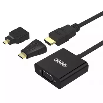 Video kabeļa adapteris UNITEK Y-6355 VGA uz HDMI