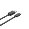 UNITEK USB kabelis C14103BK-1.5M USB 3.2 Gen 1 USB A USB C Melns 1.5m