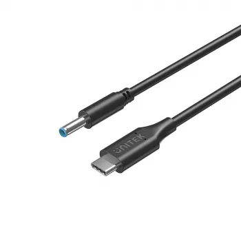 Strāvas kabelis UNITEK C14117BK-1.8M USB-C DC 1.8m 20V 3.25A