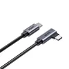 USB kabelis UNITEK C14123BK-1M 1m USB 2.0 Melns Pelēks