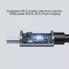 USB kabelis UNITEK C14123BK-1M 1m USB 2.0 Melns Pelēks
