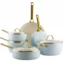 Pannu komplekts GreenPan CC008485-001 — jaukts 6 gabalu komplekts, zils un zelts
