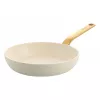 Universālā panna GreenPan Evolution apaļa 24 cm, balta, bez PFAS