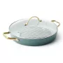 Sautēšanas panna GreenPan Padova Apaļa, 280 mm diametrs, zila, 2.73 kg