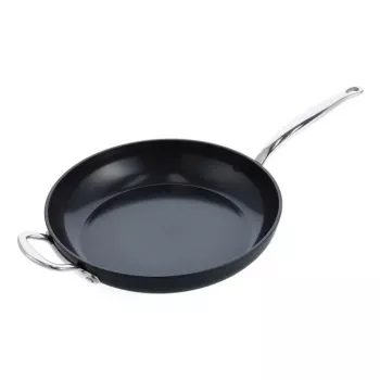 Universālā panna GreenPan Barcelona Pro — apaļa, 320 mm diametrs, melna, bez PFAS