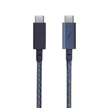 USB-C uz USB-C kabelis Native Union Belt Cable Pro 2,4 m USB 2.0 Zils