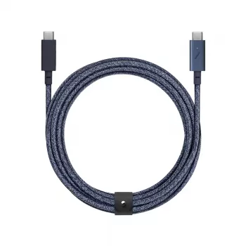 USB-C uz USB-C kabelis Native Union Belt Cable Pro 2,4 m USB 2.0 Zils