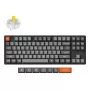 Mehāniskā tastatūra Keychron K8 Max 80% (87 taustiņi) Vadu USB + RF Bezvadu + Bluetooth, RGB, Melna