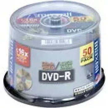 Maxell DVD-R 4.7GB 16X 50 gabalu iepakojums