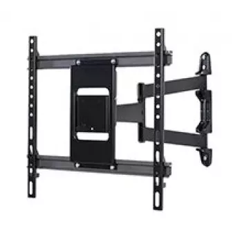 Sienas/ griestu zīmju displeja stiprinājums B-TECH BTV513 55 collu (139,7 cm), max 35 kg, VESA 426×400, slīpums -2–10°, pagrieziens 180° — Melns