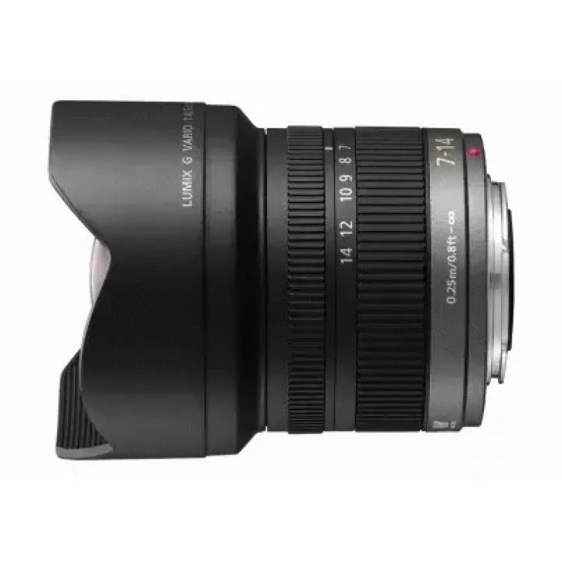 Panasonic H-F007014 Black platleņķa tālummaiņas objektīvs