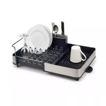 Trauku žāvētājs Joseph Joseph Extend Steel Expandable Black Nerūsējošs tērauds 527mm