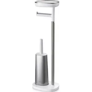 Tualetes papīra turētāja un poda birstes komplekts Joseph Joseph EasyStore SST modelis 70519, nerūsējošā tērauda apdare