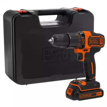 Urbjmašīna Black & Decker BDCHD18K-QW 1400 RPM, 1,5 Ah, Melna, Oranža