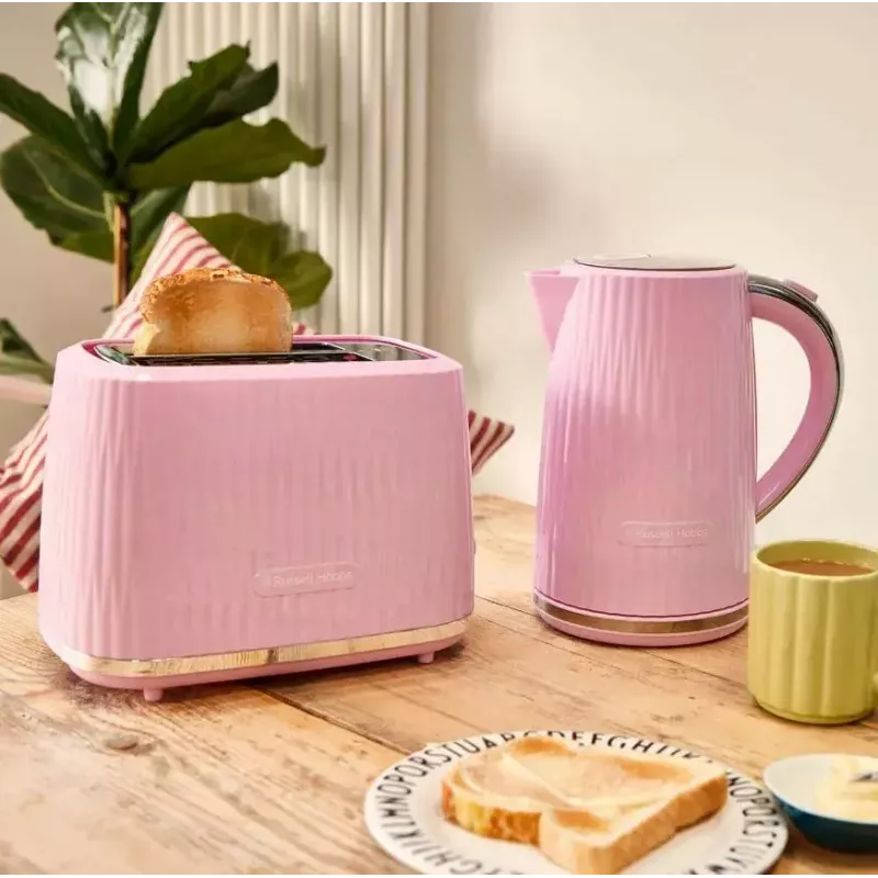 Toasteris Russell Hobbs 27372-56 2 šķēles 800 W Rozā Nerūsējošais Tērauds