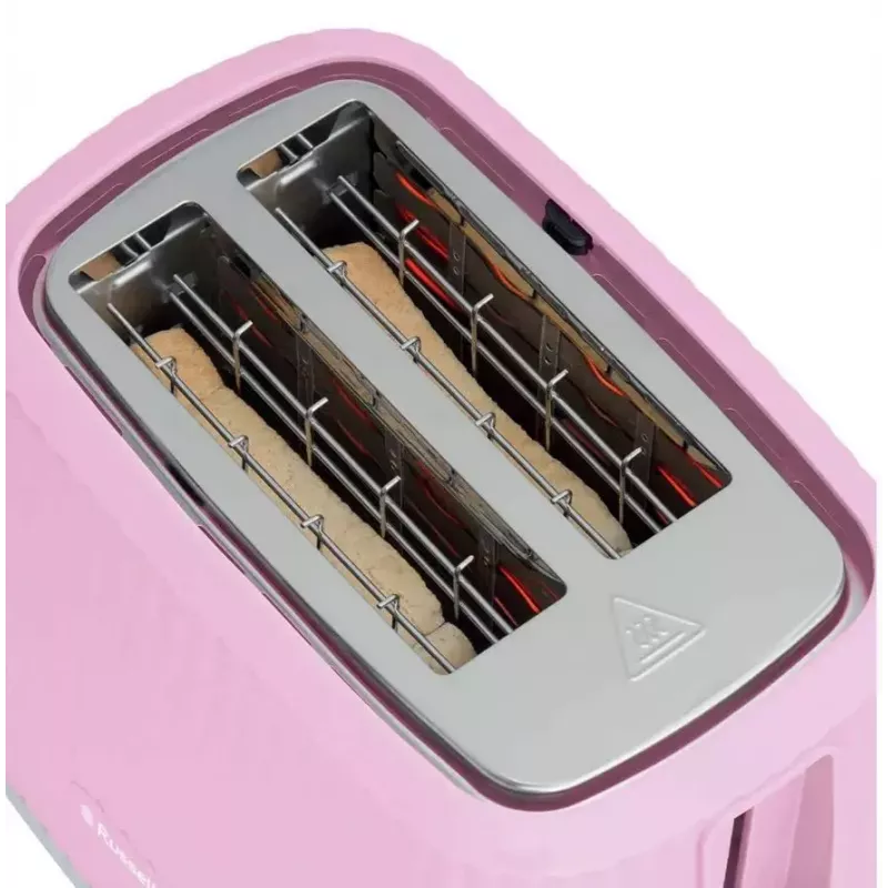 Toasteris Russell Hobbs 27372-56 2 šķēles 800 W Rozā Nerūsējošais Tērauds