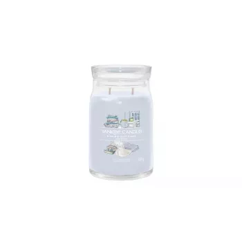 Yankee Candle A Calm & Quiet Place svece ar ziedu aromātu, pelēka, 1 gab., 157mm, 567g