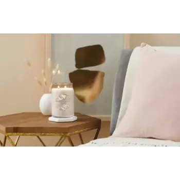 Vaska svece Yankee Candle 1701379E Patchouli Sandalwood bēša 157mm 9,3cm 567g